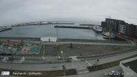 Webcam Reykjavík  - Miðbakki Hafen laden
